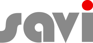 Savi Logo Grey Red 300x140